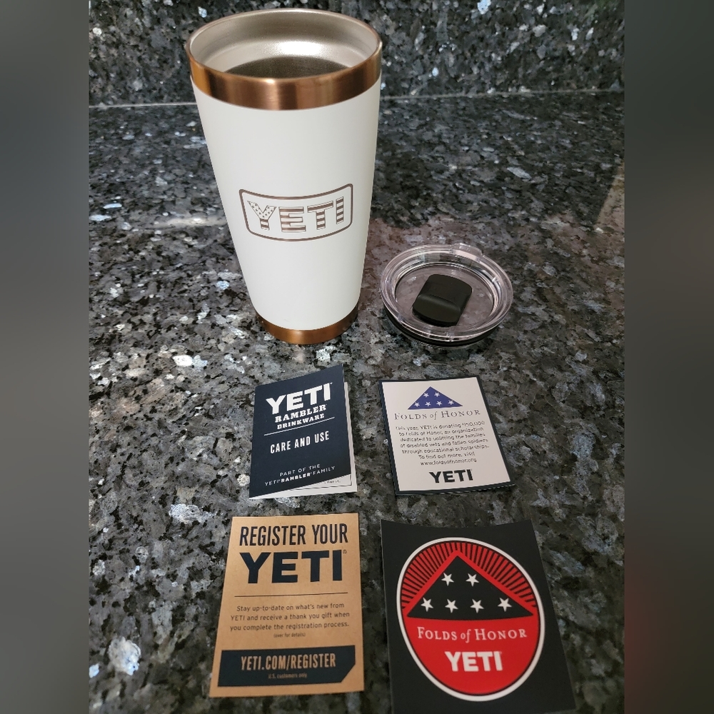 Limited Edition Folds of Honor 20 oz Yeti Rambler